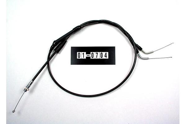 Cable, Black Vinyl, Throttle, 2 into 1