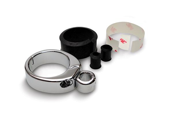 Swivel Cable Clamps, 1 1/4" & 1 1/2" Single Throttle/Clutch, Chrome