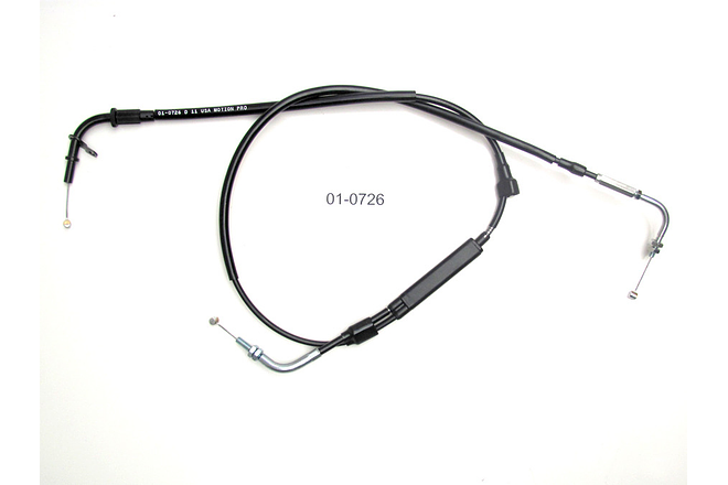 Cable, Black Vinyl, Throttle, 2into1