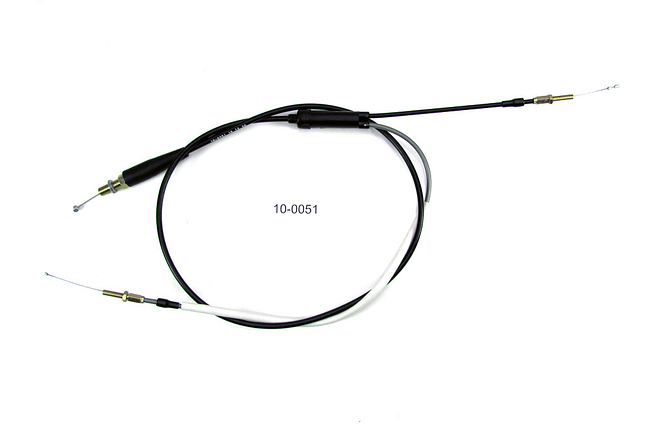 Cable, Black Vinyl, Throttle, 2into1