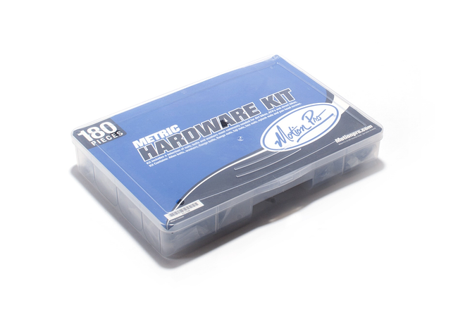Metric Hardware Kit with Class 12.9 bolts and screws, 180 Pcs