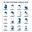 Headwear, Motion Pro, blue, 9-1/2' x 19.5" (24 cm x 49 cm)