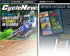 Cycle News Issue 48 Book Review: When Honda Went Dirt Track Racing